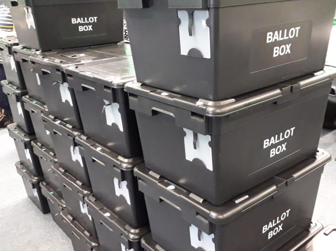 Ballot boxes