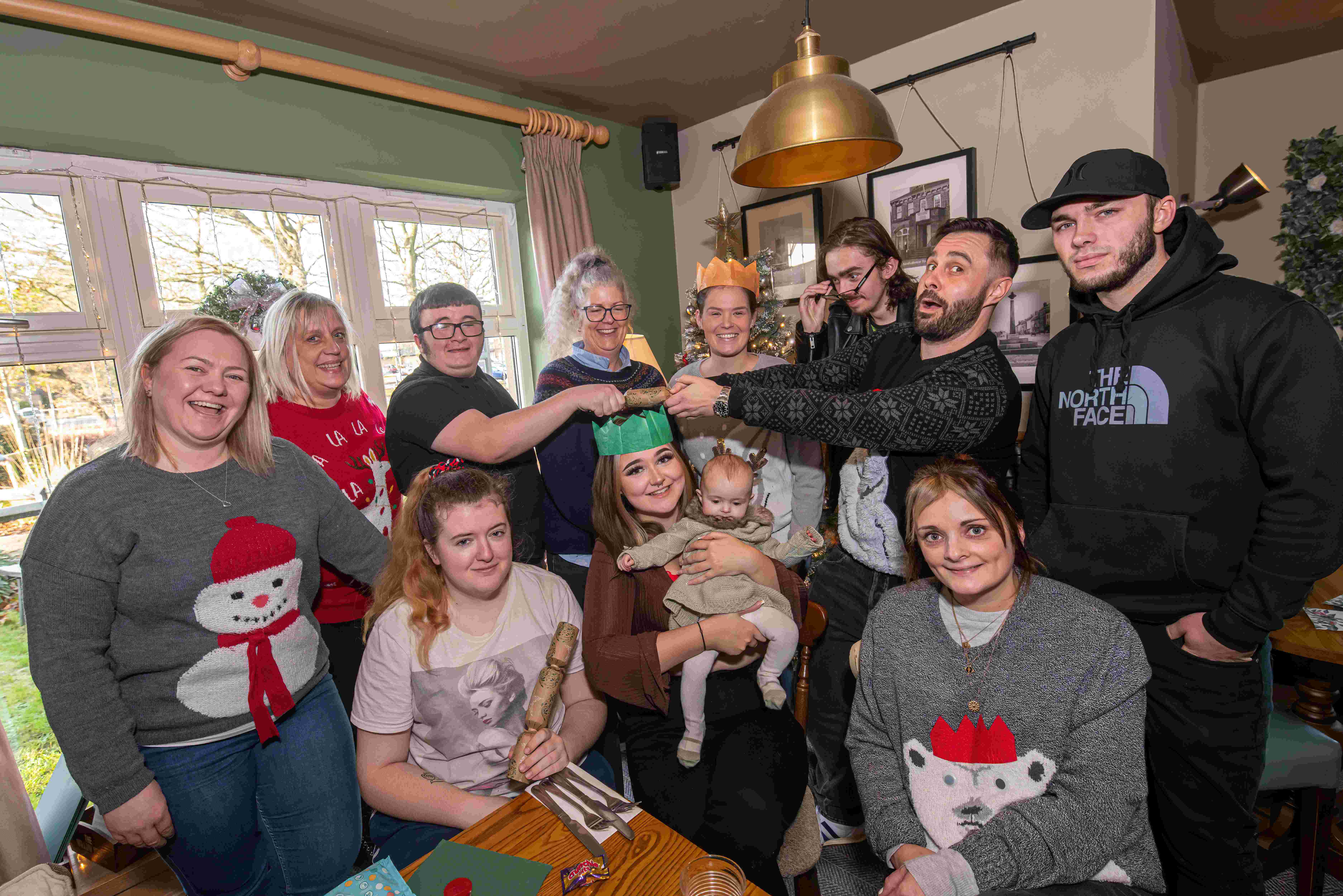 Care leavers came together to enjoy a festive meal in Northallerton. 