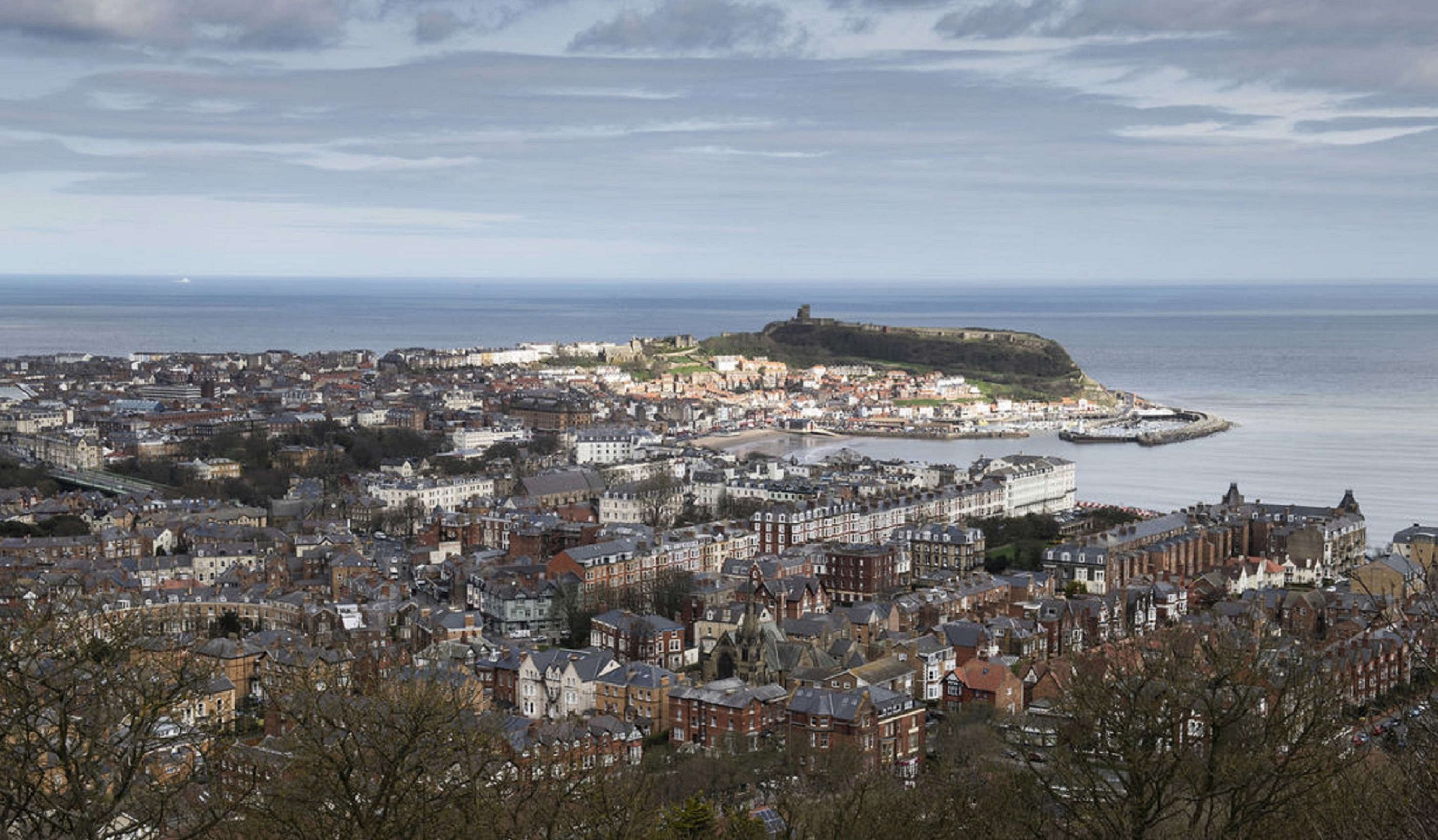 A general view of Scarborough