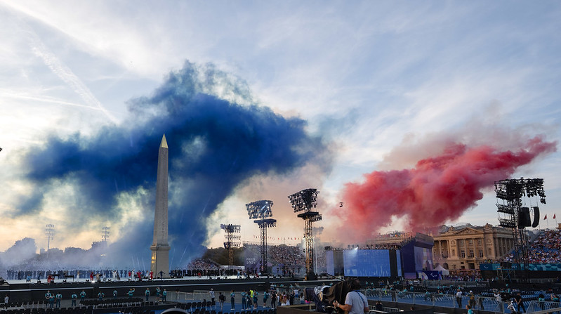 Fireworks at the opening ceremony. credit imagecomms