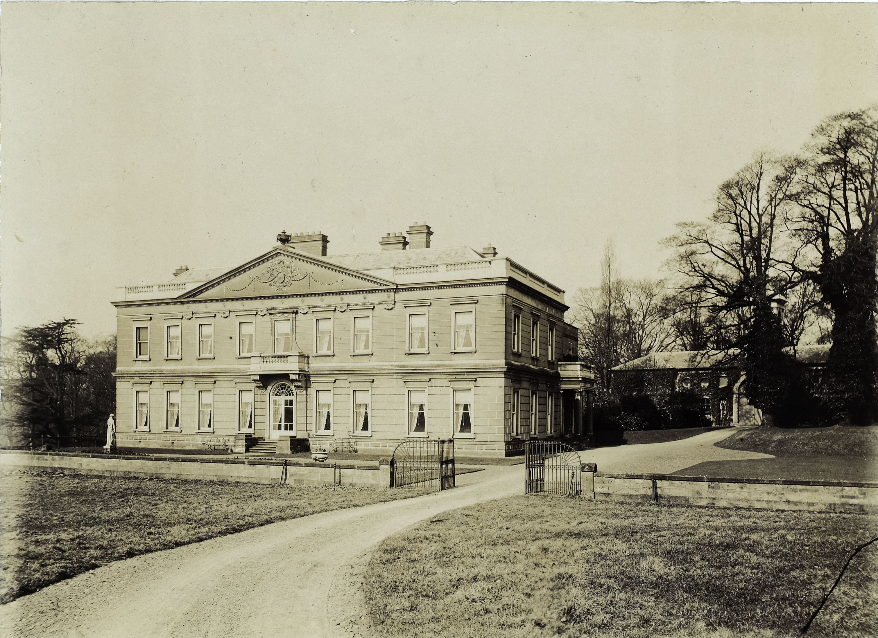 Wood End, later known as Thornton le Street Hall. Home to the Talbot Crompton and Cathcart families, the hall was sold in 1925 and demolished soon after.