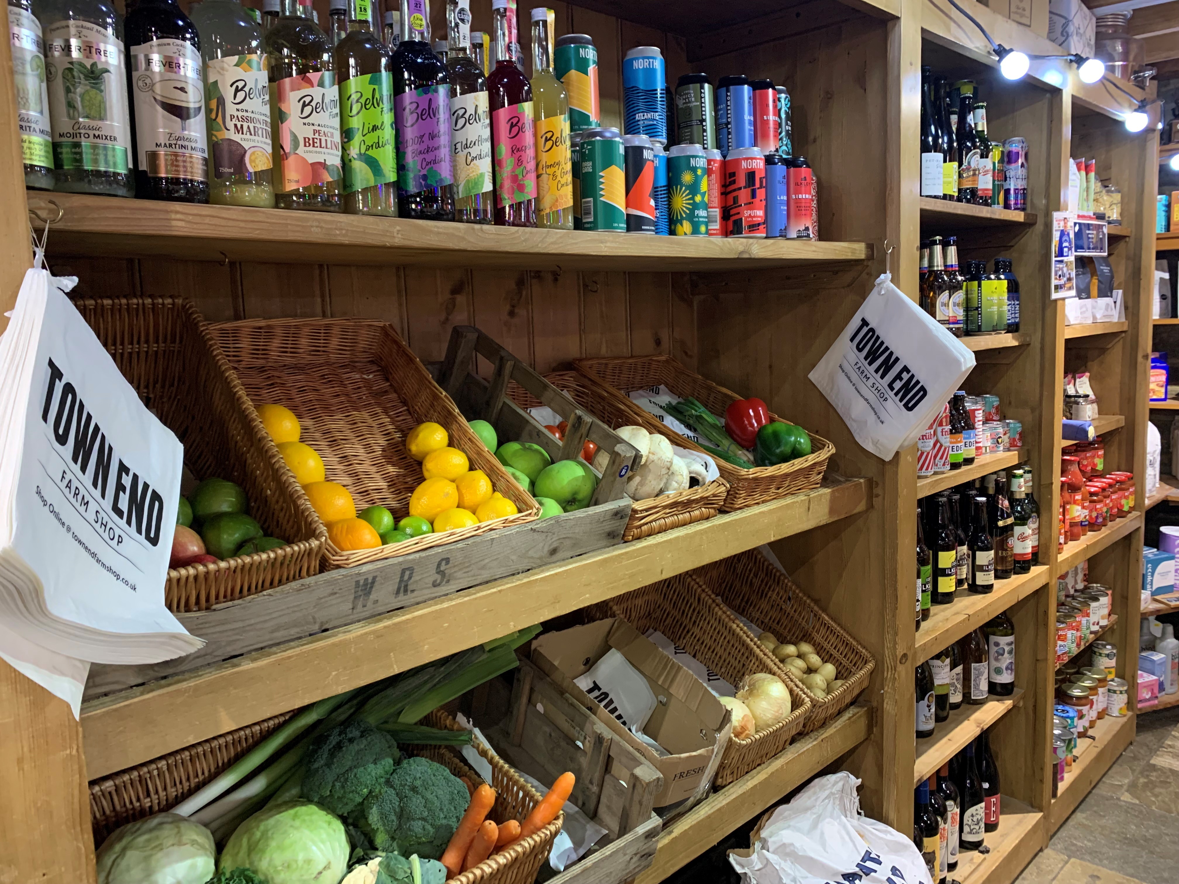 Inside Townend Farm Shop