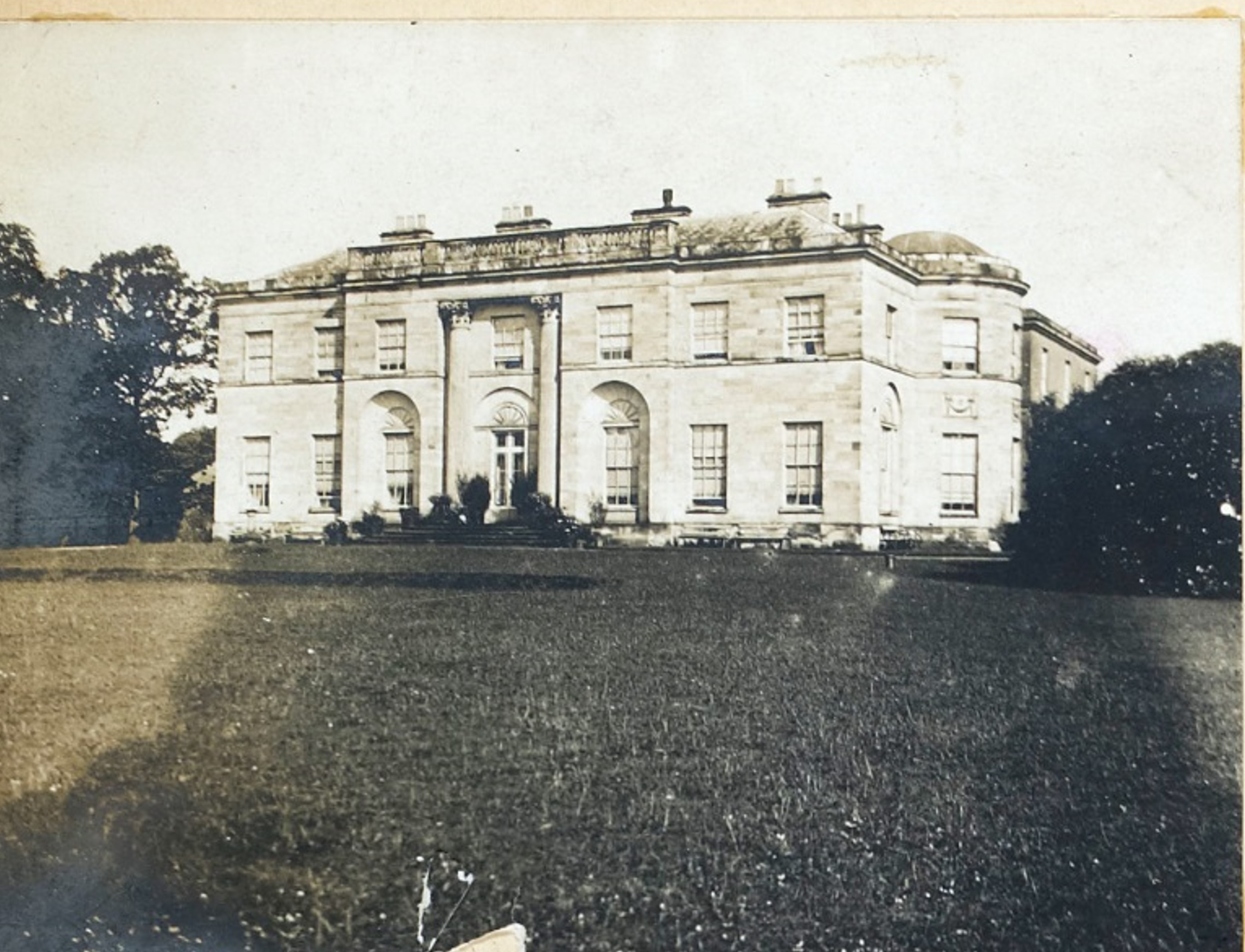 Thirkleby Hall, home to the Frankland family, until the last of the family died without an heir in 1916 (only son lost during the First World World). The estate was sold, and the hall subsequently demolished in 1927.