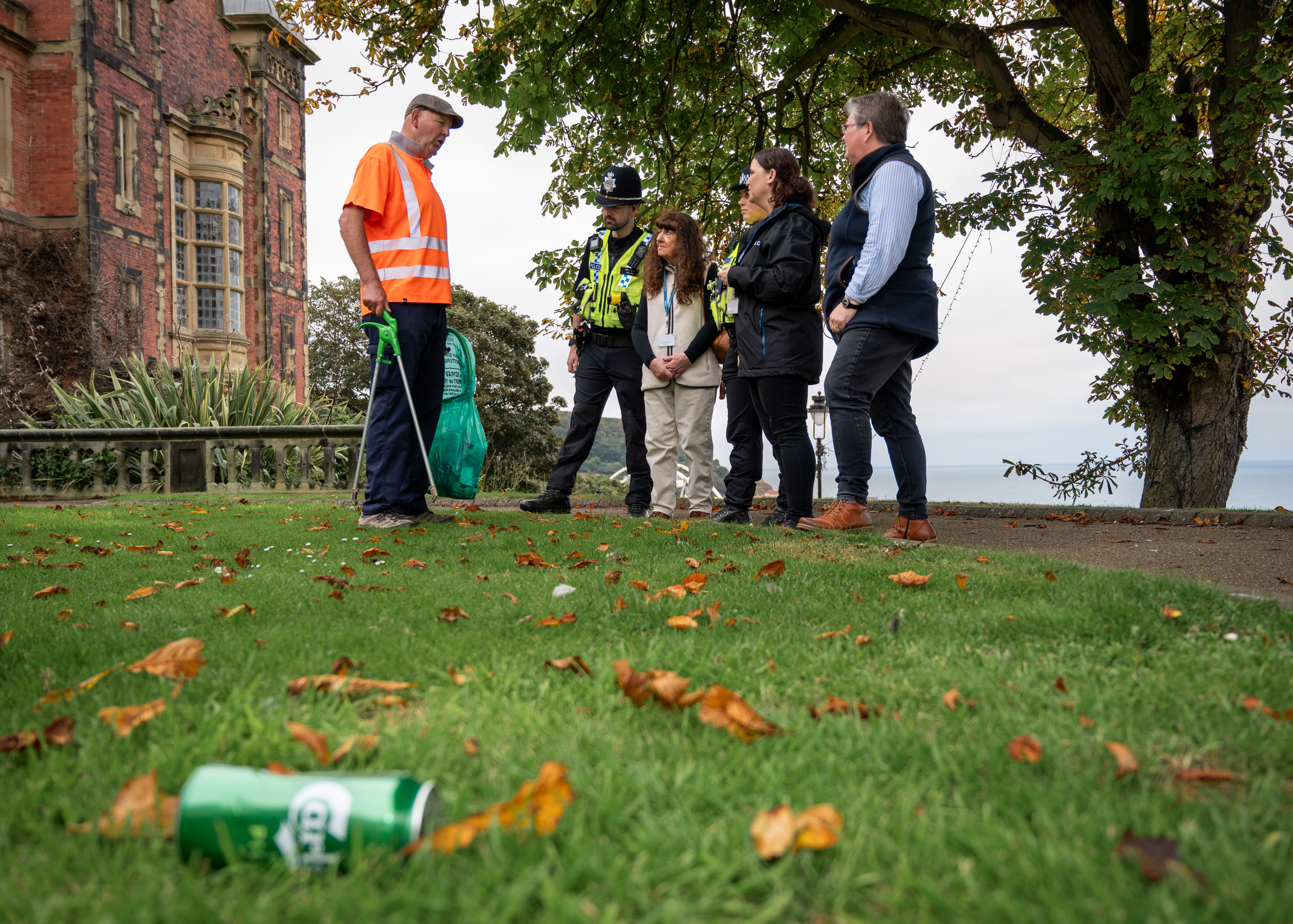 Five people at Scarborough see front