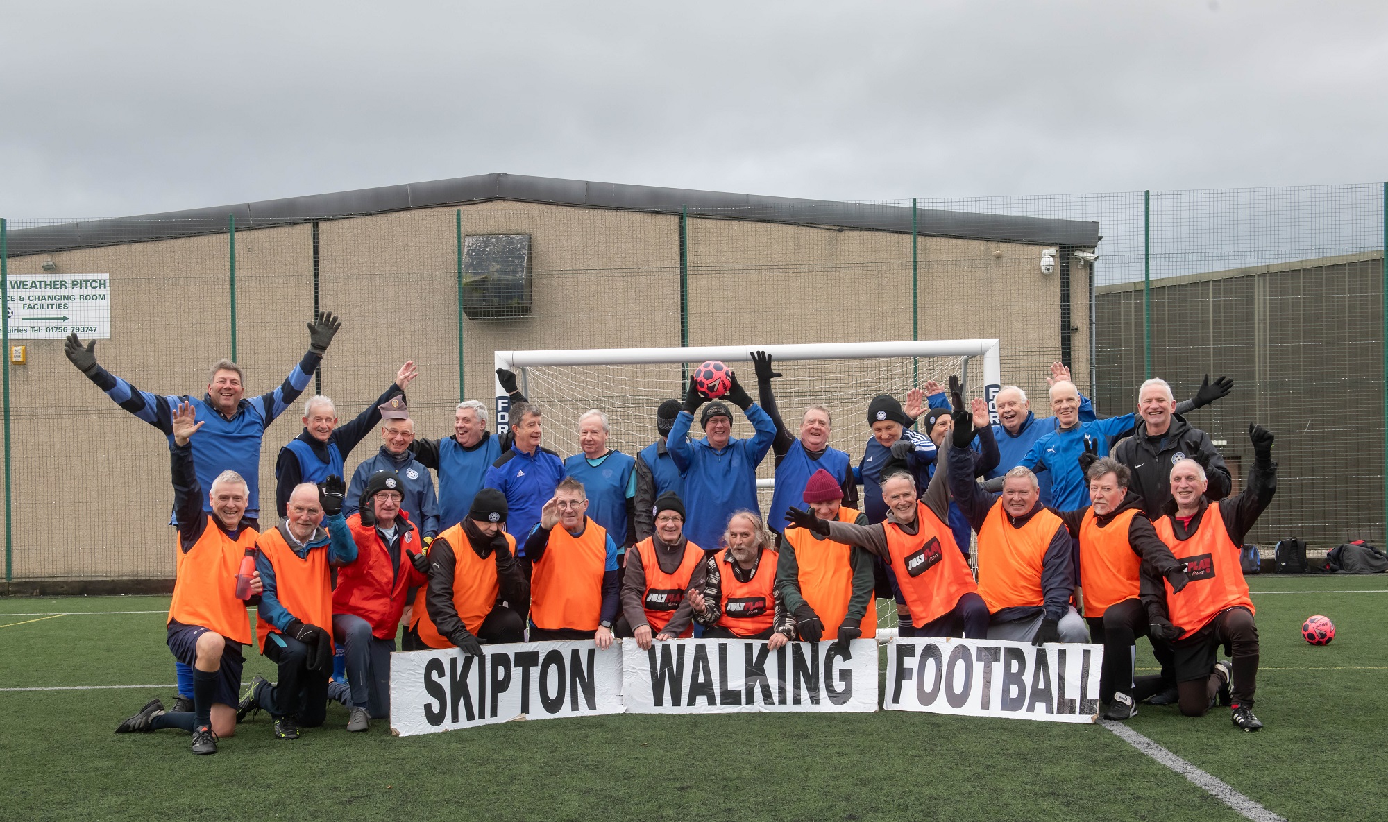 Members of Skipton Walking Football Club (SWFC) have welcomed the equipment saying it will not only “improve their sessions, but attract more players fostering further social interaction”.