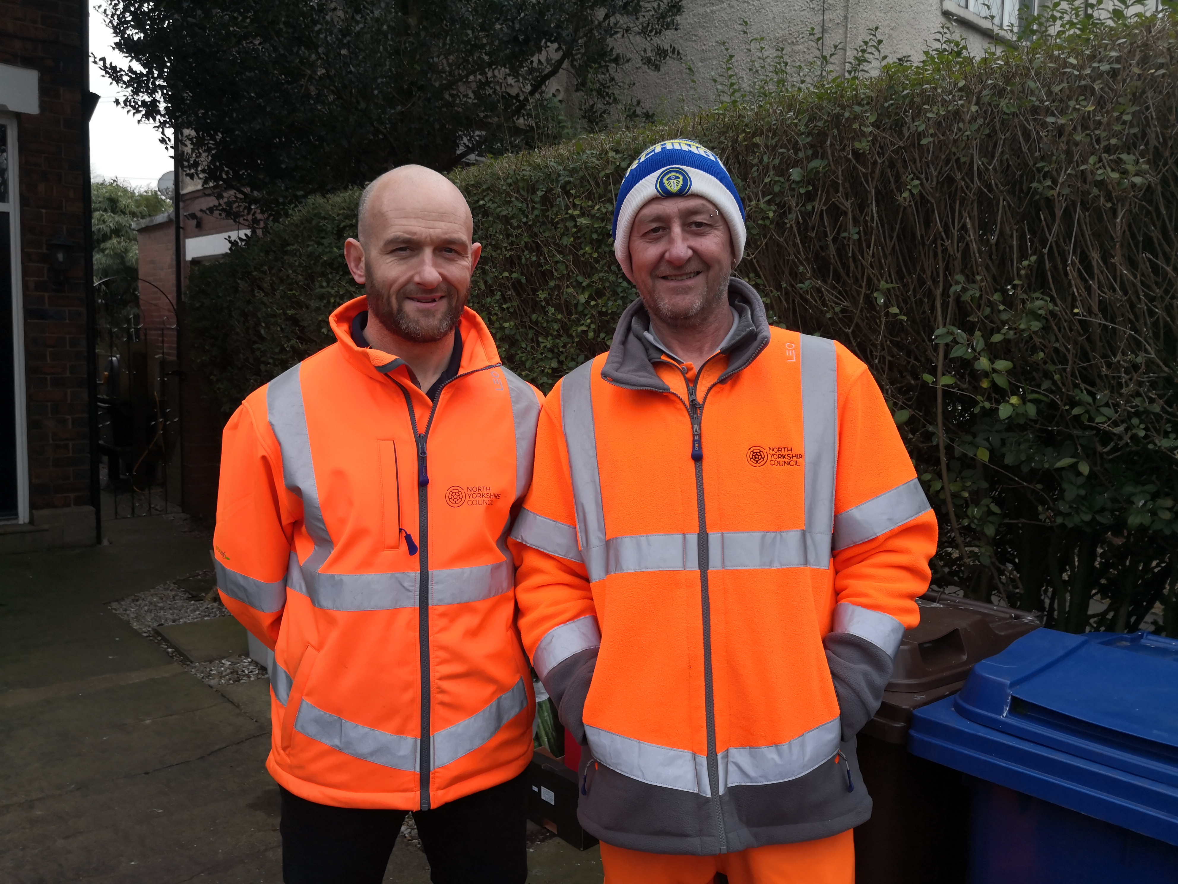 Wayne and James refuse collectors