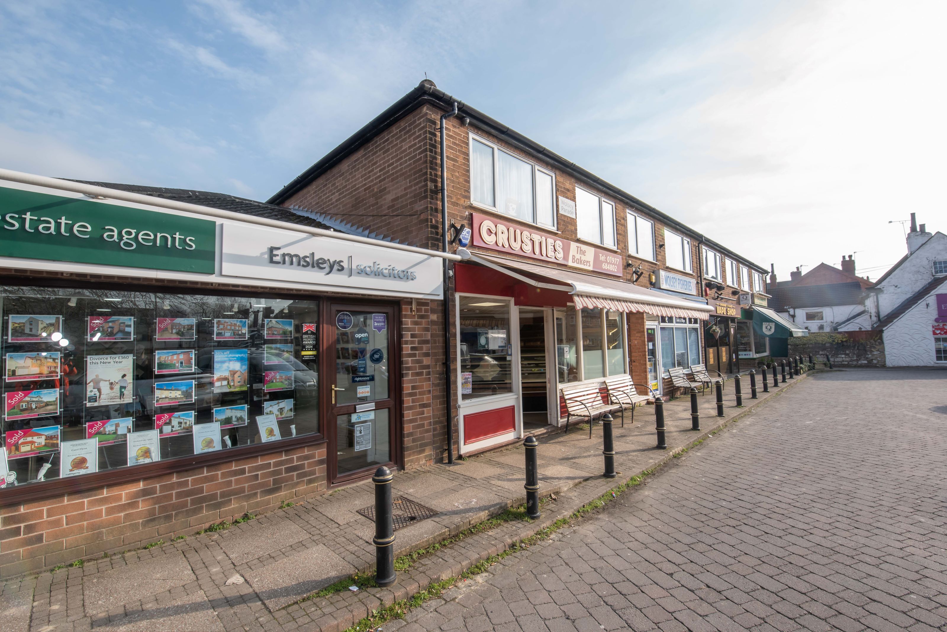 Low Street in Sherburn-in-Elmet 