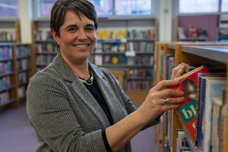 Area librarian at North Yorkshire Council, Nicola Dengate