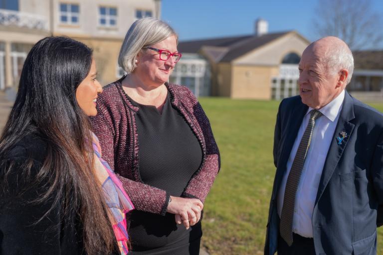 From left to right, the chief executive officer of Better Connect, Natasha Babar-Evans, the development manager at the York and North Yorkshire Federation of Small Businesses, Carolyn Frank, and North Yorkshire Council’s leader, Cllr Carl Les.