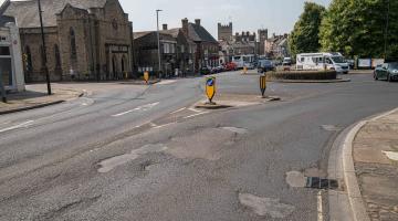 The roundabout with Dundas Street and Lidl in Richmond is on the route where a £500,000 road improvement scheme will take place.