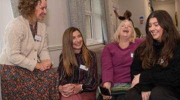 Four ladies at the Women’s Health Conference in Harrogate.