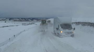 Greenhow Hill at Duck Street is among the roads to be closed. It has suffered from drifting snow which is making ploughing more difficult.