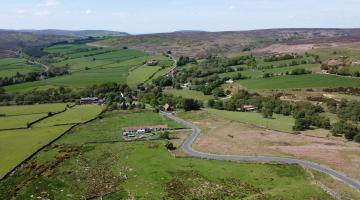 A view of Commondale from the air.