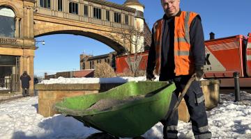 Winter gritting in Harrogate