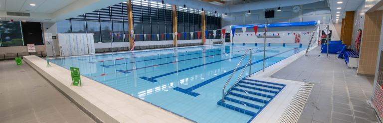 A view of Selby swimming pool