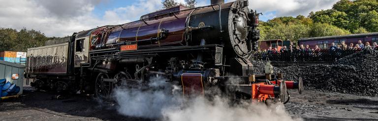 A steam train by Charlotte Graham